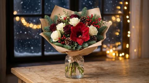Какие цветы дарить в декабре