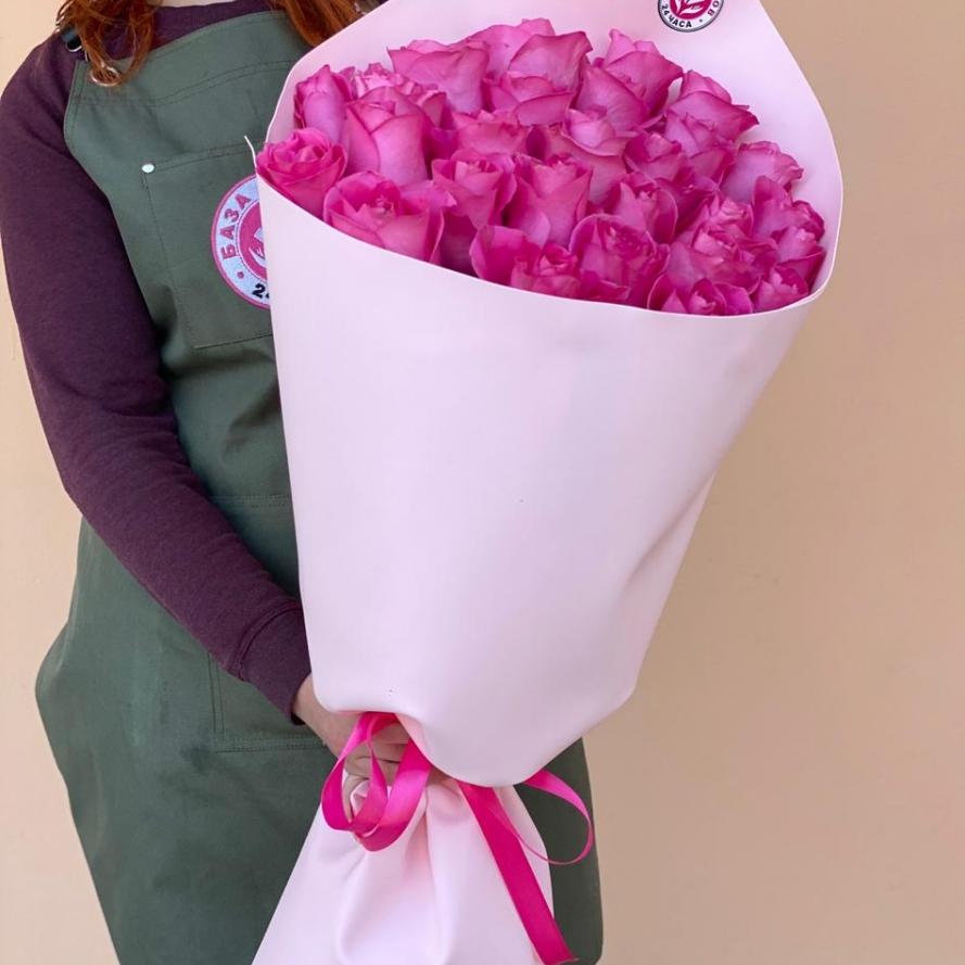 Букеты из розовых роз 70 см (Эквадор) Артикул   189904