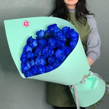 Букеты из синих роз (Эквадор) [Артикул: 190900]
