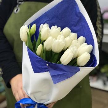 Белые тюльпаны 23 шт. articul: 334158