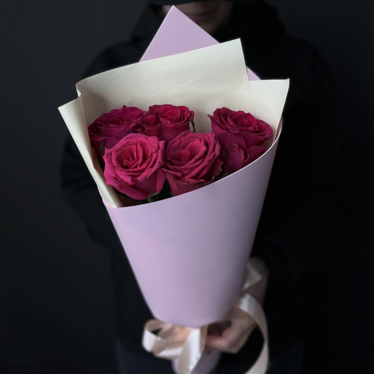 Букеты из розовых роз 40 см (Эквадор) articul  89972