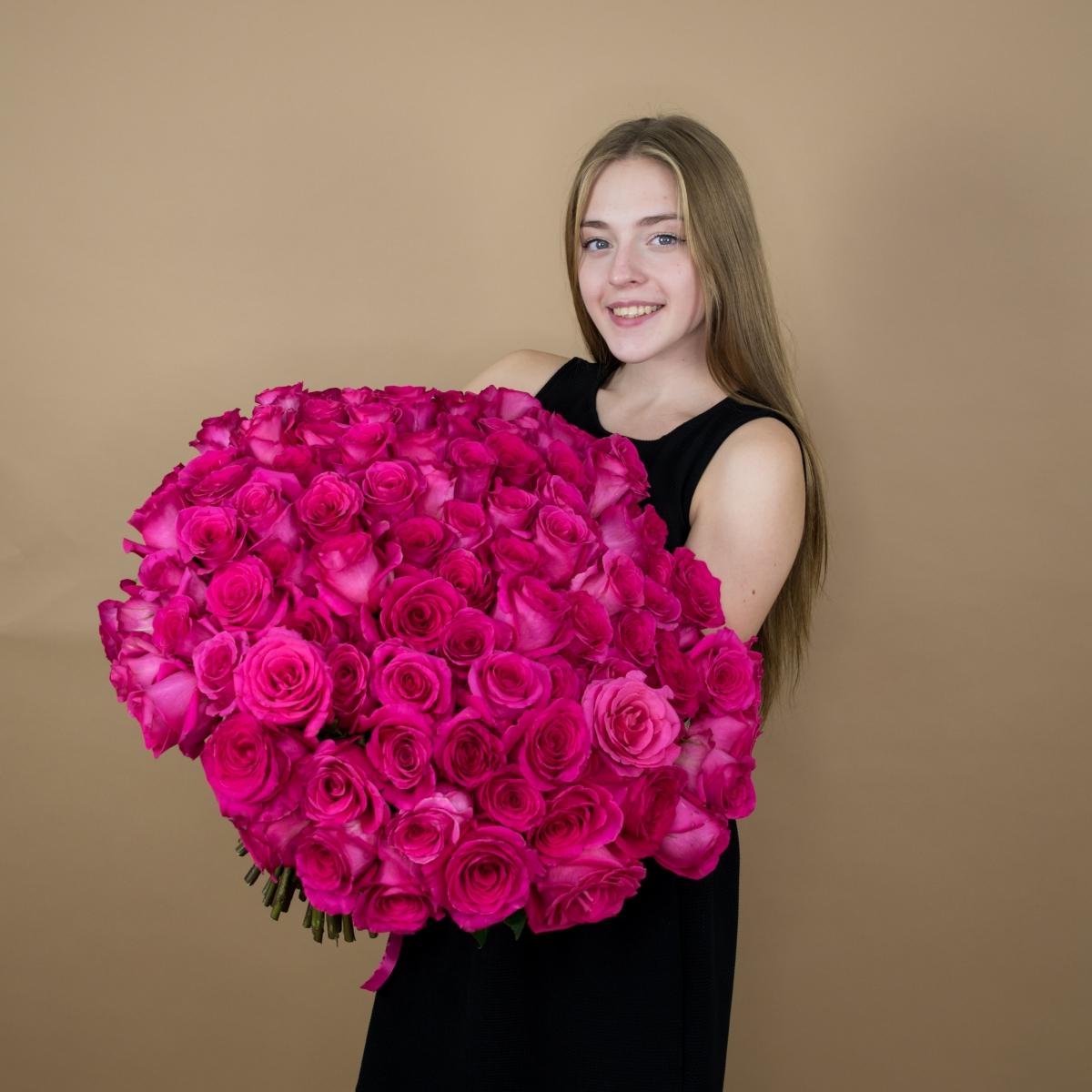 Букеты из розовых роз 40 см (Эквадор) articul  89972